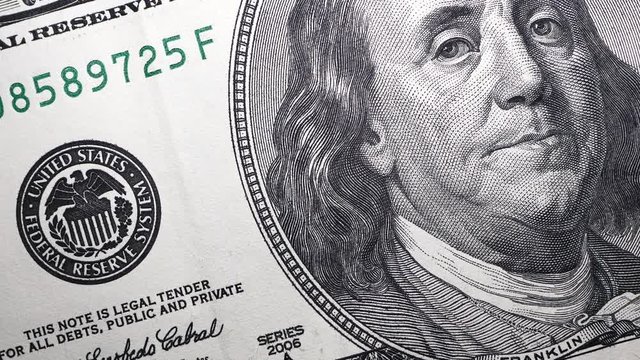 Close up footage of U.S. Dollar