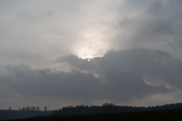 Wolken Sturm Sonne