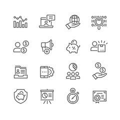 business icon set