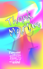 Art wine cards and labels design.
