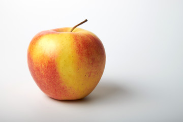Apple on white background