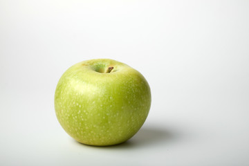 Apple on white background