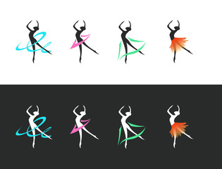 beautiful female belly with a scar after cesarean section