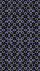 Ornate geometric pattern and abstract multicolored background