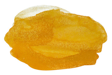 yellow watercolor stain Element for design, web design, cards, and print.
