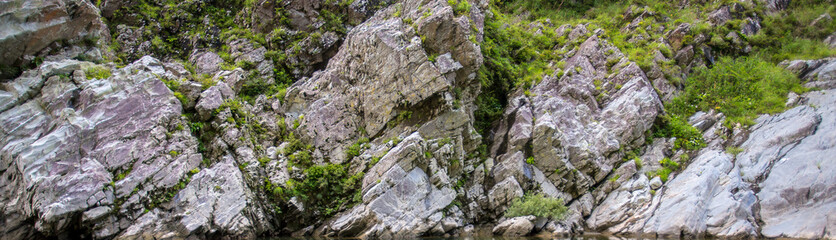 Fototapeta na wymiar rock with lichen
