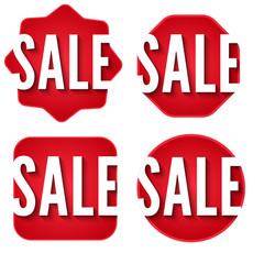 Sale stickers collection. Set of Promotional Vector Labels