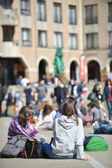 gens jeune adolescent soleil etudiant enseignement