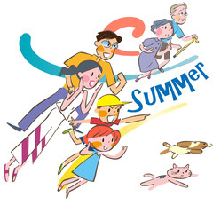 夏への扉　飛び出せ夏へ　家族　シニア　