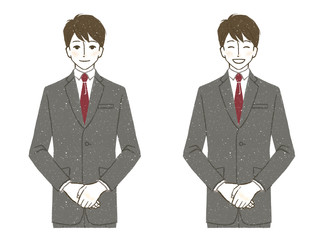 男性-スーツ-笑顔-上半身