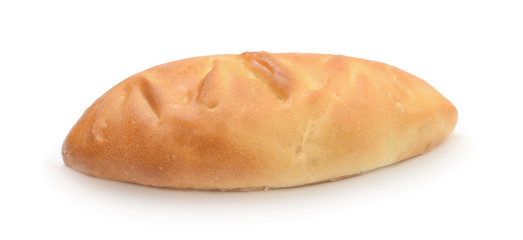 Fresh baked russian pastry pirozhki isolated