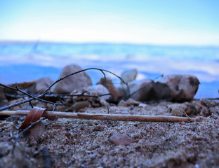 stones on the beach