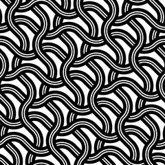 Design seamless monochrome zigzag pattern