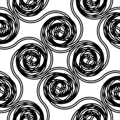 Design seamless spiral pattern