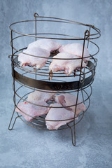 Chicken Smoker Basket