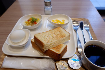 Breakfast in hotel