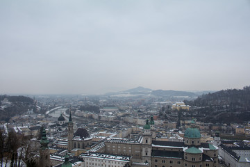 Obraz premium Salzburg im Winter