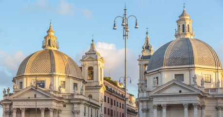 Churches at  Piazza del Popolo