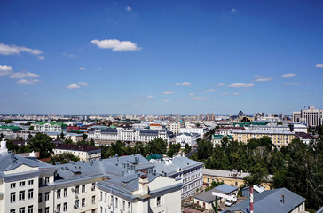 Fototapeta na wymiar top view of the city