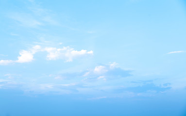 Obraz premium beautiful blue sky with white clouds background, Nature background