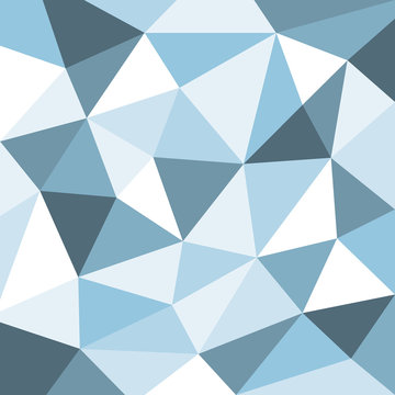 Abstract blue polygon background
