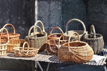 Paniers traditionnels, France