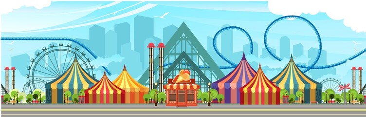 Amusement park circus © marrishuanna