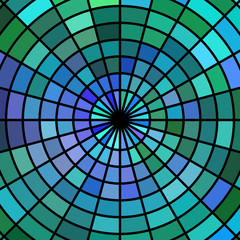 abstract vector stained-glass mosaic background