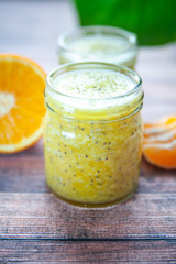 citrus fruit smoothies, oranges, tangerines