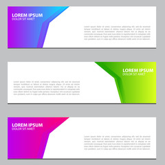 Banner Design Vector for Business.Modern Design template.