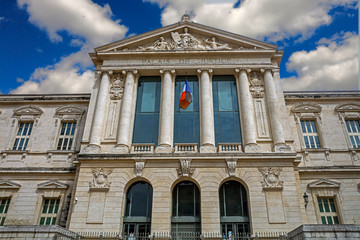 Fototapeta na wymiar Palace of justice (Palais de justice). City of Nice, southern France