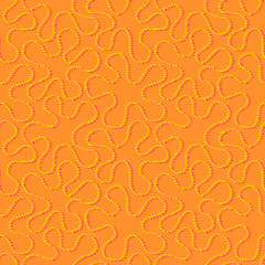 Set of seamless patterns with dotted abstract flowers on light colored background. Can be printed and used as wrapping paper, wallpaper, textile, fabric, etc.