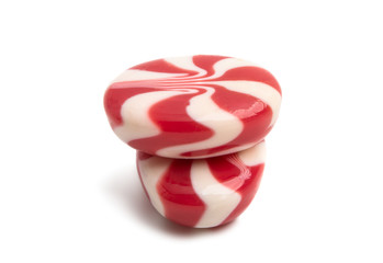 creamy strawberry candy isolated