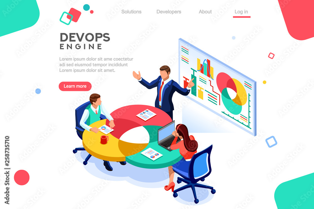 Wall mural programmer, user administrator, professional engine. software support to build banner infographic. a