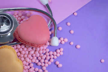 stethoscope and hearts Heart Check