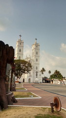 Fototapeta premium Basilica of our lady of ransom vallarpadam