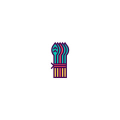 Asparagus icon design. Gastronomy icon vector design