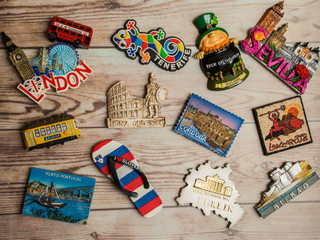 Travel fridge magnets