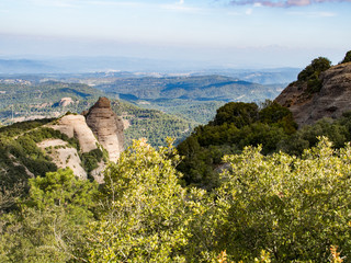 Mountains of sedimentary rocks