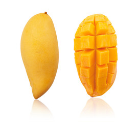 mango isolated on white background.