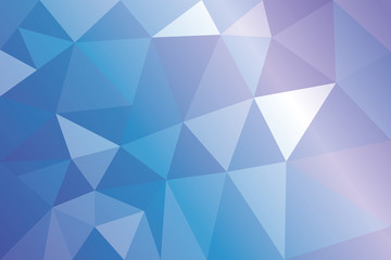 background of irregularly shaped blue triangles