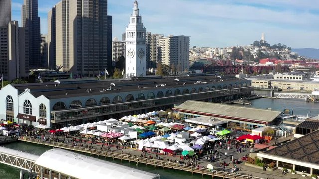 Downtown San Francisco Embarcadero Ferry Building Farmers Market