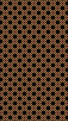 Ornate geometric pattern and abstract multicolored background