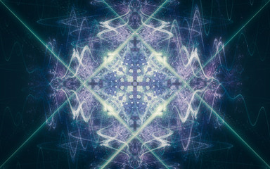 digital generated image in the form of abstract geometric shapes of various shades and colors for use in web design and computer graphics