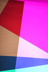 Fototapeta premium colorful shapes closeup