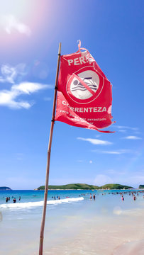 Placa de Perigo Correnteza