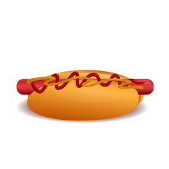 Hotdog vector illustration