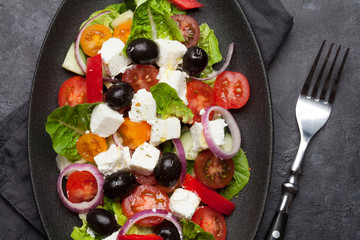 Greek salad plate