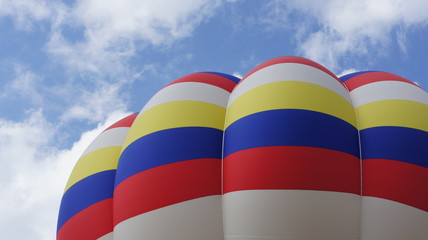 Hot air balloon and sky