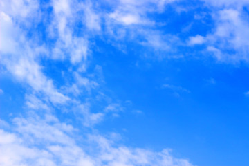 Fototapeta premium White cloud on Blue sky.